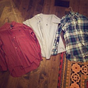 Lot of 3 Polo L/S Shirts